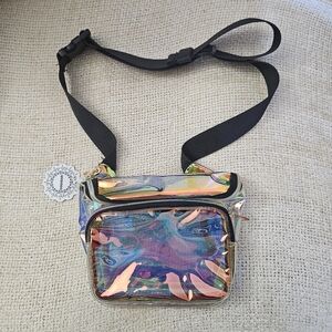 Wododo irresdescent crossbody bag/fanny pack/stadium bag.